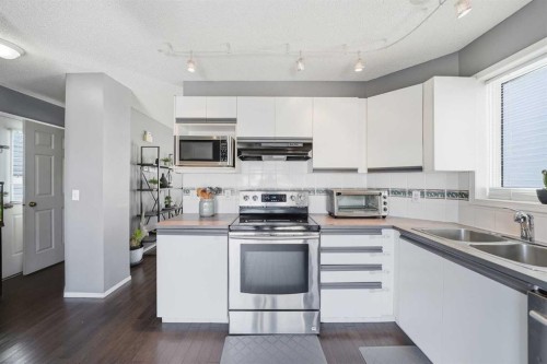 28 Martin Crossing Rise Ne, Calgary, AB - Indoor Photo Showing Kitchen With Stainless Steel Kitchen With Double Sink