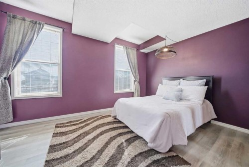 28 Martin Crossing Rise Ne, Calgary, AB - Indoor Photo Showing Bedroom
