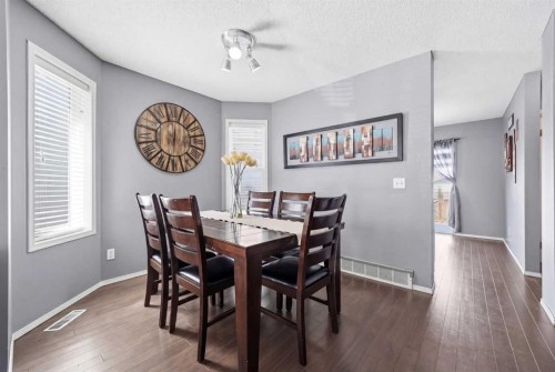28 Martin Crossing Rise Ne, Calgary, AB - Indoor Photo Showing Dining Room