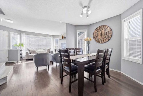 28 Martin Crossing Rise Ne, Calgary, AB - Indoor Photo Showing Dining Room