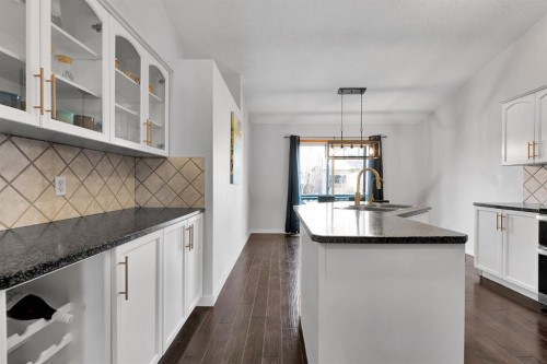 132 West Creek Drive, Chestermere, AB - Indoor Photo Showing Kitchen With Upgraded Kitchen