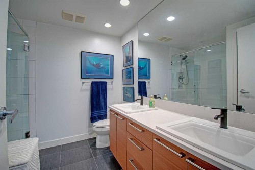 231-222 Riverfront Avenue Sw, Calgary, AB - Indoor Photo Showing Bathroom
