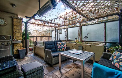 231-222 Riverfront Avenue Sw, Calgary, AB - Outdoor With Deck Patio Veranda