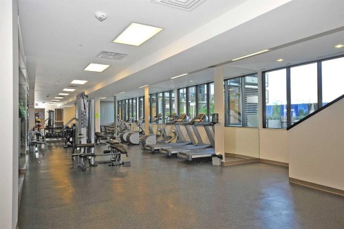 231-222 Riverfront Avenue Sw, Calgary, AB - Indoor Photo Showing Gym Room