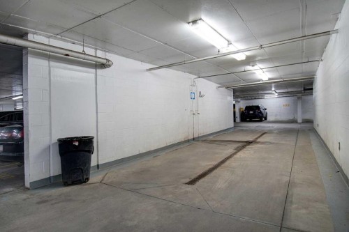 231-222 Riverfront Avenue Sw, Calgary, AB - Indoor Photo Showing Garage