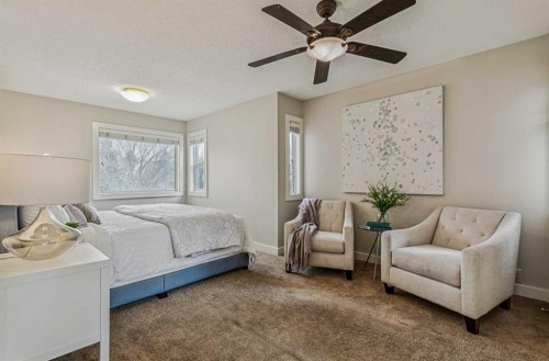 286 Mountain Park Drive Se, Calgary, AB - Indoor Photo Showing Bedroom