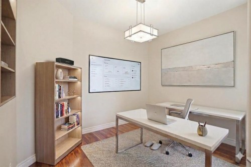 40 Eagleview Way, Cochrane, AB - Indoor Photo Showing Office