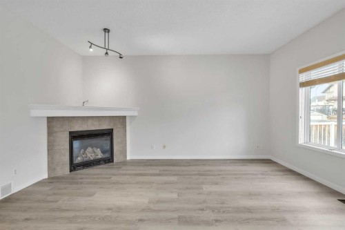 368 New Brighton Place Se, Calgary, AB - Indoor With Fireplace