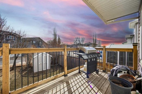 1503 Thorburn Drive Se, Airdrie, AB - Outdoor With Deck Patio Veranda With Exterior