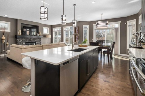 323 Nolan Hill Boulevard Nw, Calgary, AB - Indoor With Fireplace