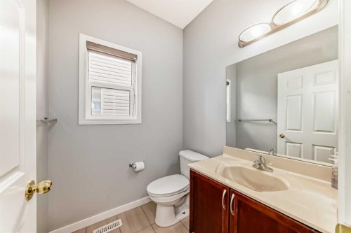 46 Saddlecrest Gardens Ne, Calgary, AB - Indoor Photo Showing Bathroom