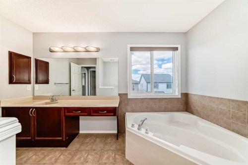 46 Saddlecrest Gardens Ne, Calgary, AB - Indoor Photo Showing Bathroom