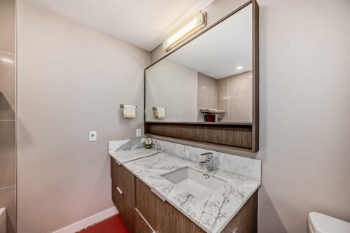 109-823 5 Avenue Nw, Calgary, AB - Indoor Photo Showing Bathroom