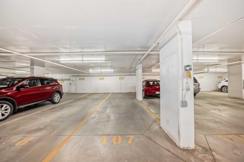109-823 5 Avenue Nw, Calgary, AB - Indoor Photo Showing Garage