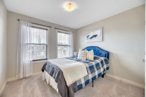 173 Redstone Common Ne, Calgary, AB - Indoor Photo Showing Bedroom