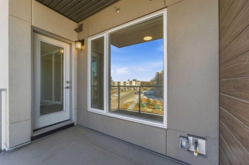 313-700 Shawnee Square Sw, Calgary, AB - Outdoor With Deck Patio Veranda With Exterior