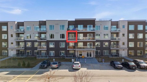 313-700 Shawnee Square Sw, Calgary, AB - Outdoor With Balcony With Facade