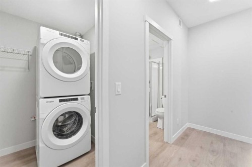 313-700 Shawnee Square Sw, Calgary, AB - Indoor Photo Showing Laundry Room