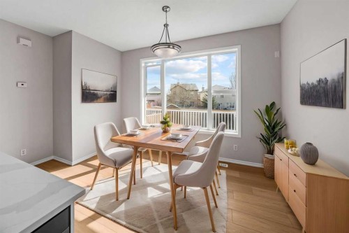 99 Covemeadow Close Ne, Calgary, AB - Indoor Photo Showing Dining Room