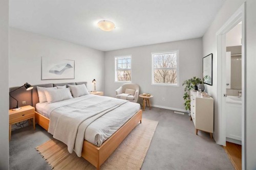 99 Covemeadow Close Ne, Calgary, AB - Indoor Photo Showing Bedroom