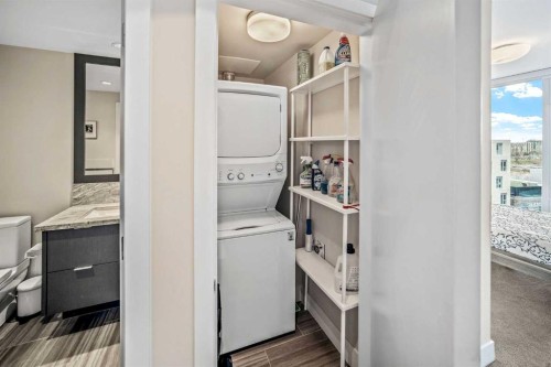 604-519 Riverfront Avenue Se, Calgary, AB - Indoor Photo Showing Laundry Room