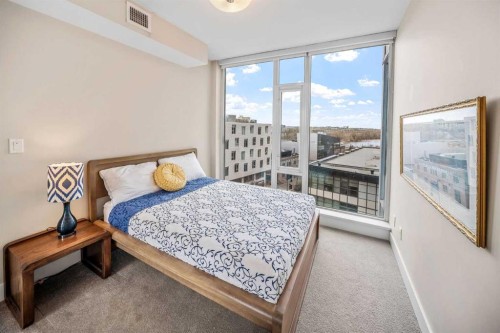 604-519 Riverfront Avenue Se, Calgary, AB - Indoor Photo Showing Bedroom