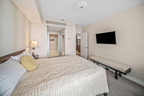 604-519 Riverfront Avenue Se, Calgary, AB - Indoor Photo Showing Bedroom