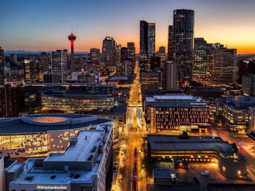 604-519 Riverfront Avenue Se, Calgary, AB - Outdoor With View