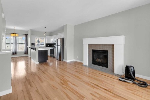 24 Royal Birch Park Nw, Calgary, AB - Indoor Photo Showing Living Room With Fireplace