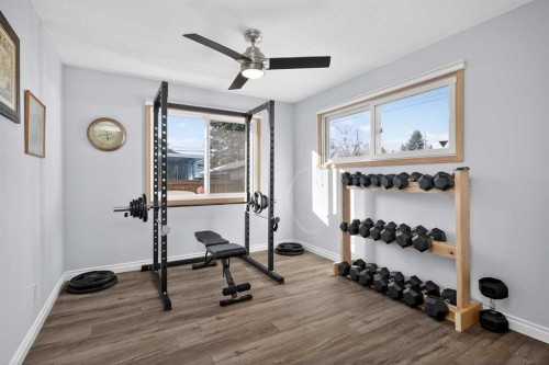 9519 3 Street Se, Calgary, AB - Indoor Photo Showing Gym Room