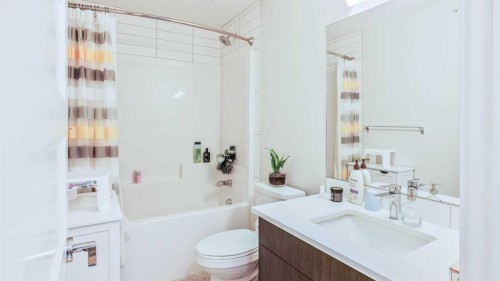 404-125 Wolf Hollow Crescent Se, Calgary, AB - Indoor Photo Showing Bathroom