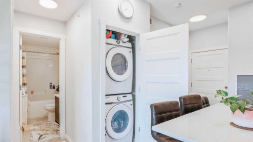 404-125 Wolf Hollow Crescent Se, Calgary, AB - Indoor Photo Showing Laundry Room