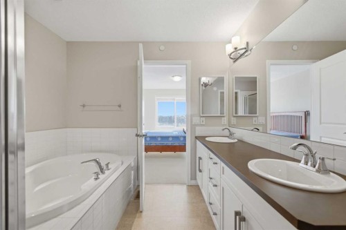 1456 Livingston Way Ne, Calgary, AB - Indoor Photo Showing Bathroom