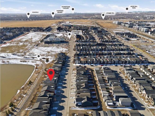 1456 Livingston Way Ne, Calgary, AB - Outdoor With View