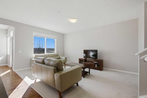 1456 Livingston Way Ne, Calgary, AB - Indoor Photo Showing Living Room