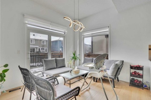31 Skyview Shores Gardens Ne, Calgary, AB - Indoor Photo Showing Living Room