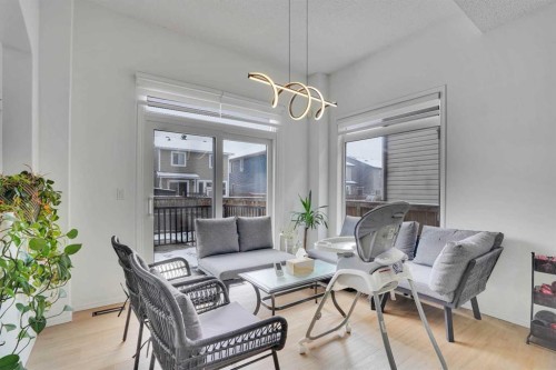 31 Skyview Shores Gardens Ne, Calgary, AB - Indoor Photo Showing Living Room