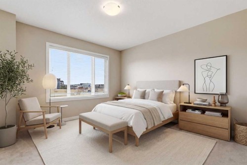 235 Copperstone Park Se, Calgary, AB - Indoor Photo Showing Bedroom