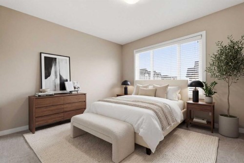 235 Copperstone Park Se, Calgary, AB - Indoor Photo Showing Bedroom
