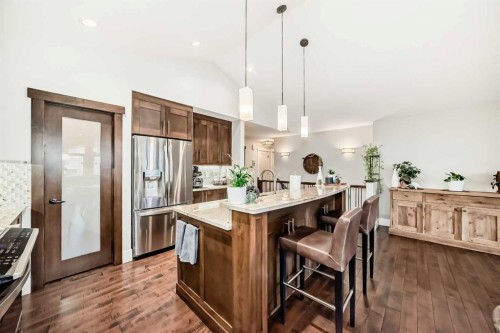 3 Cimarron Springs Circle, Okotoks, AB - Indoor Photo Showing Kitchen With Upgraded Kitchen
