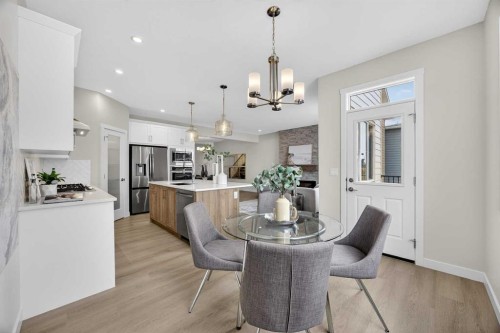 67 Versant Way Sw, Calgary, AB - Indoor Photo Showing Dining Room
