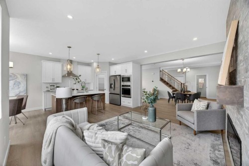 67 Versant Way Sw, Calgary, AB - Indoor Photo Showing Living Room