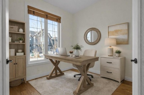 8 Legacy Terrace Se, Calgary, AB - Indoor Photo Showing Office