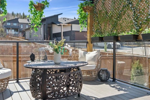 206 Riviera View, Cochrane, AB - Outdoor With Deck Patio Veranda