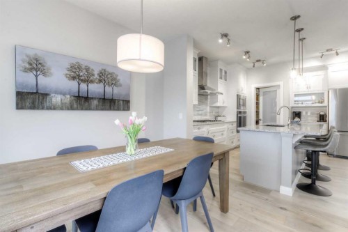 54 Silverado Plains Common Sw, Calgary, AB - Indoor Photo Showing Dining Room