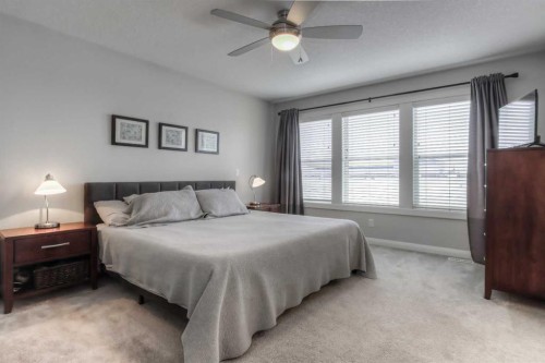 54 Silverado Plains Common Sw, Calgary, AB - Indoor Photo Showing Bedroom