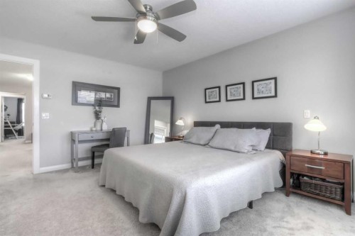 54 Silverado Plains Common Sw, Calgary, AB - Indoor Photo Showing Bedroom