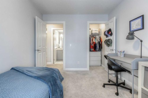 54 Silverado Plains Common Sw, Calgary, AB - Indoor Photo Showing Bedroom