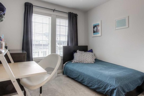 54 Silverado Plains Common Sw, Calgary, AB - Indoor Photo Showing Bedroom