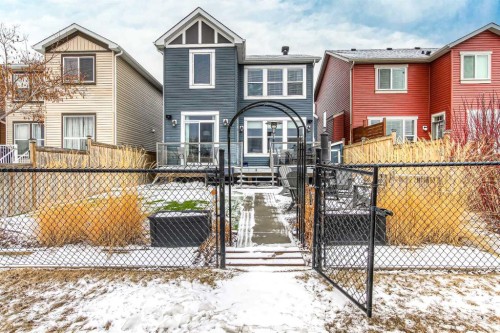 54 Silverado Plains Common Sw, Calgary, AB - Outdoor With Deck Patio Veranda